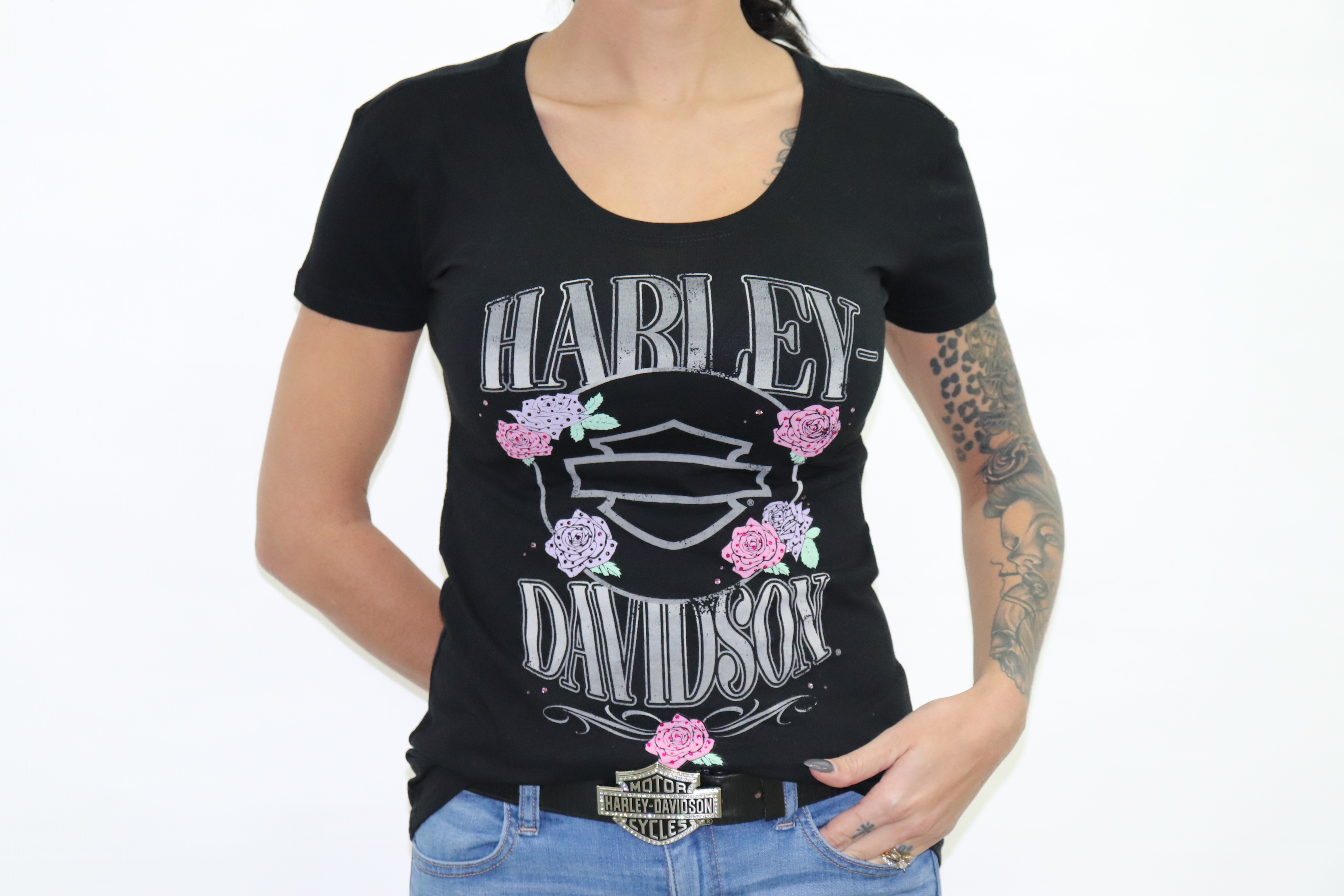 T Shirt Noir Harley Davidson L O Harley Davidson